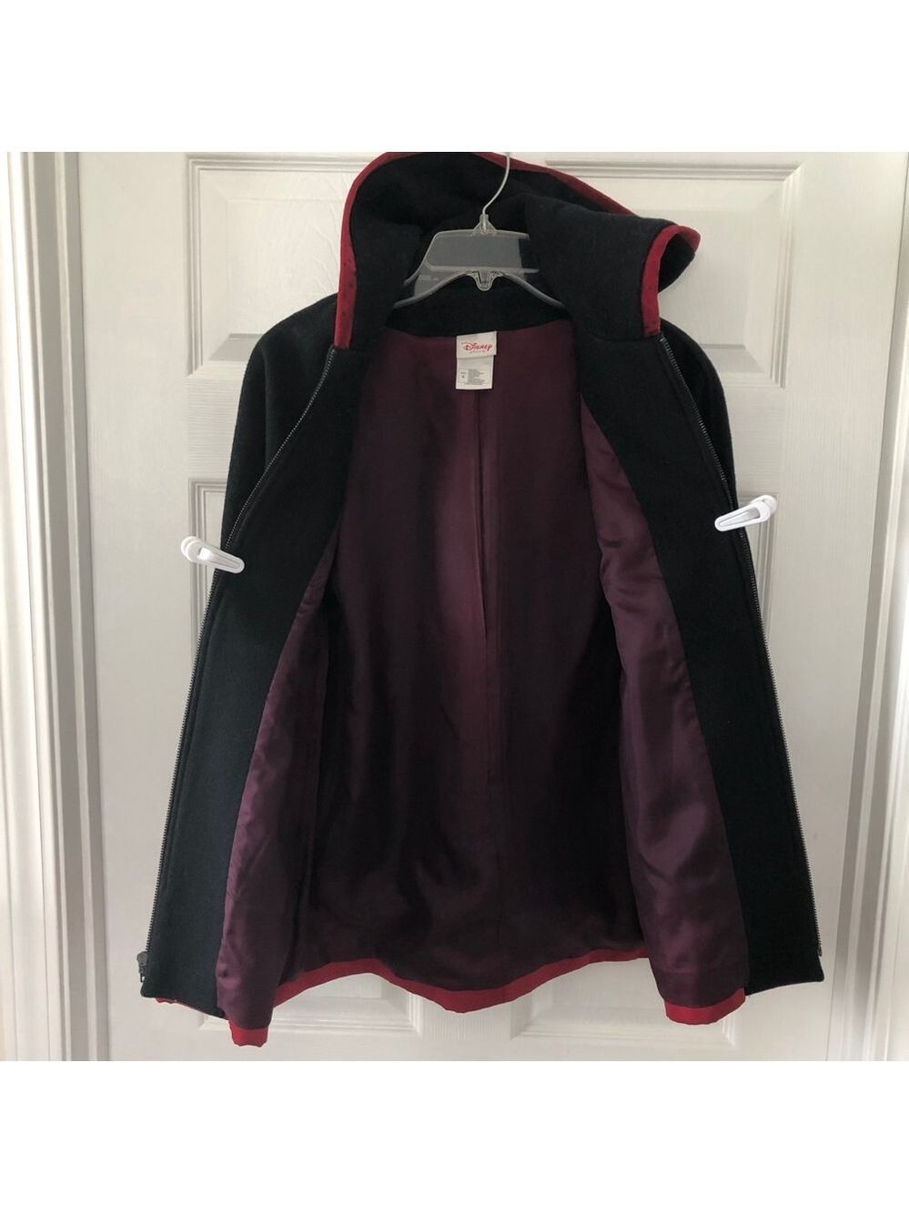 DISNEY Pooh Bear Vintage Hooded Jacket Size Small Velour Trim - Picture 6 of 12